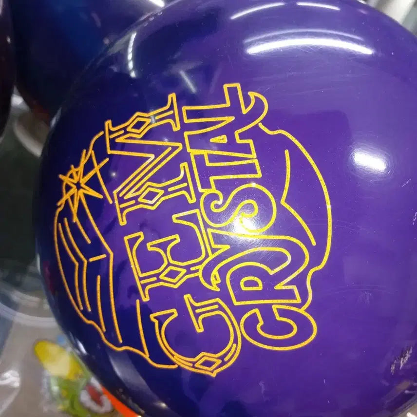 [BUNJANG] Gem Crystal Bowling Ball Purple / 젬 크리스탈 볼링공 퍼플