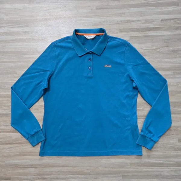 [BUNJANG] Phantom Women's Blue Collared T-Shirt / 여100) 팬텀 카라티 블루