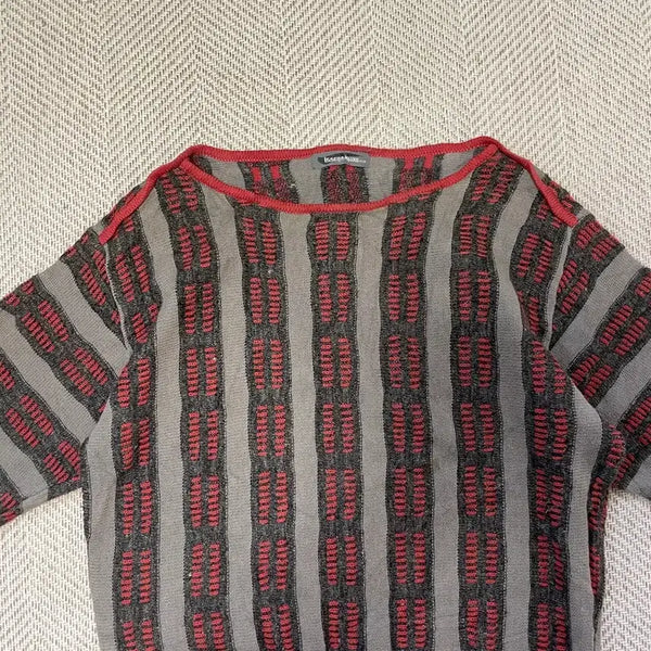 [BUNJANG] Issey Miyake Men Geometric Pattern Knit / Issey miyake 이세이미야케 맨 기하학 패턴 니트