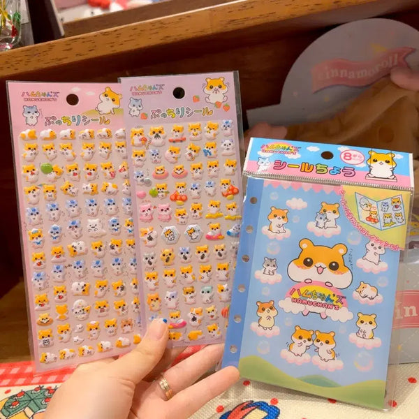 [BUNJANG] Hamster Sticker Seal Book / 햄스터 스티커 씰북 스티커북