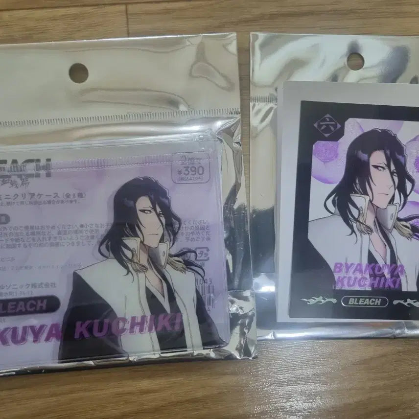 [BUNJANG] Bleach Byakuya Clear Case Sticker Bundle Set / 블리치 땡큐마트 뱌쿠야 클리어 케이스 스티커 일괄