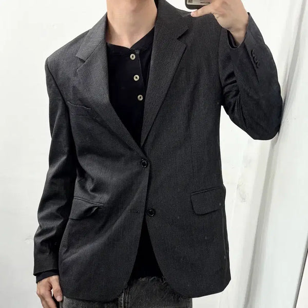 [BUNJANG] Tonywack Wool Blazer Jacket / 토니웩 울 블레이저 자켓