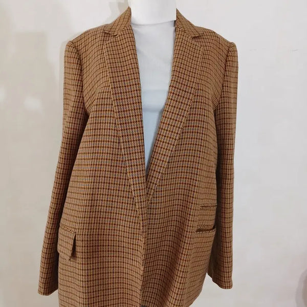 [BUNJANG] System Pattern Loose Open Jacket / 시스템 패턴 루즈 오픈 자켓