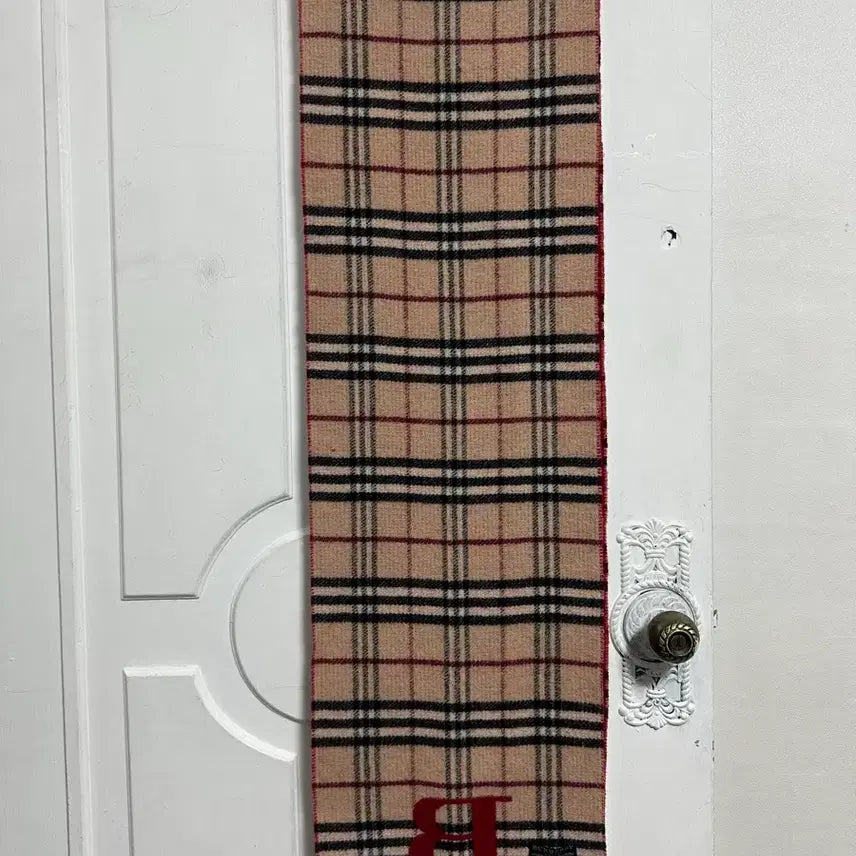 [BUNJANG] Burberry Reversible Wool Cashmere Scarf / 버버리 리버시블 울 캐시미어 머플러