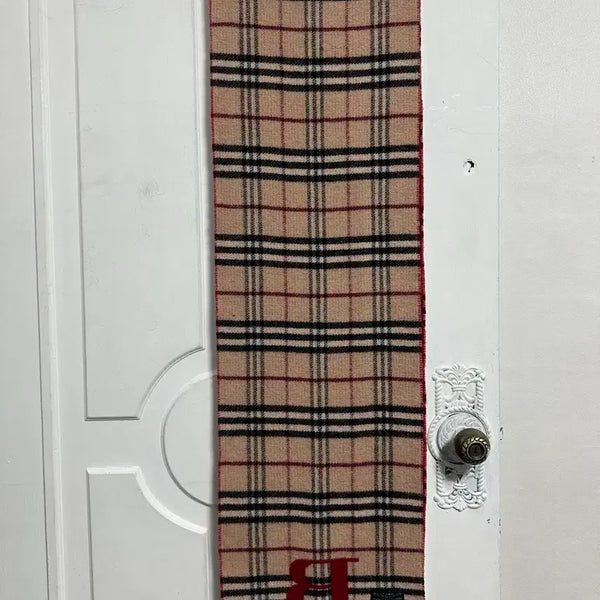 [BUNJANG] Burberry Reversible Wool Cashmere Scarf / 버버리 리버시블 울 캐시미어 머플러