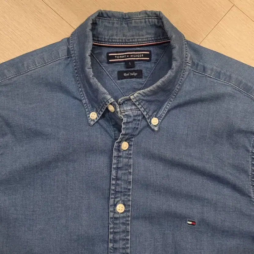 [BUNJANG] Tommy Hilfiger Denim Shirt Size S / 토미힐피거 데님 셔츠 : 사이즈 S