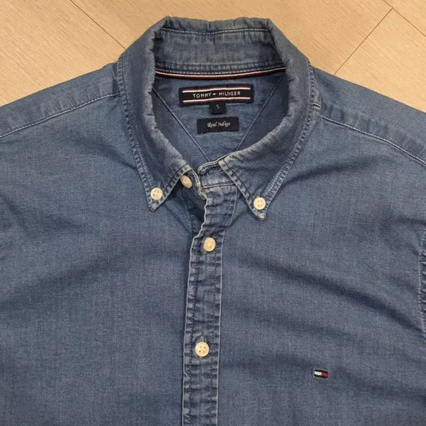 [BUNJANG] Tommy Hilfiger Denim Shirt Size S / 토미힐피거 데님 셔츠 : 사이즈 S