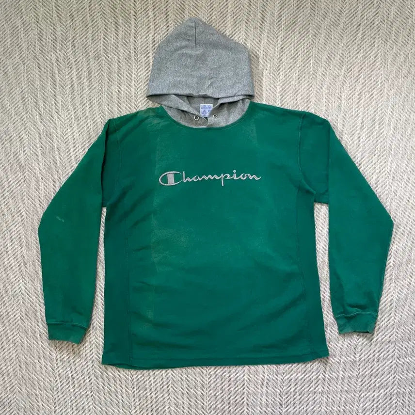 [BUNJANG] Champion Reverse Weave Colorblock Hoodie / 챔피온 리버스위브 배색 후드티