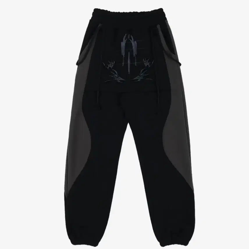 [BUNJANG] OHOS Graphic Apron Sweatpants / 오호스 Graphic Apron Sweatpants