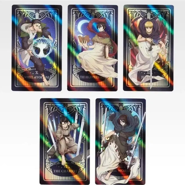 [BUNJANG] Attack on Titan Hologram Card Set (5 Types) / (풀셋)진격의 거인 홀로그램 카드 5종