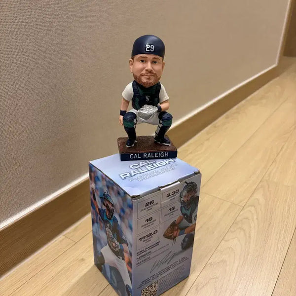 [BUNJANG] MLB Seattle Mariners Cal Raleigh Bobblehead / (MLB 시애틀) 칼 랄리 버블헤드