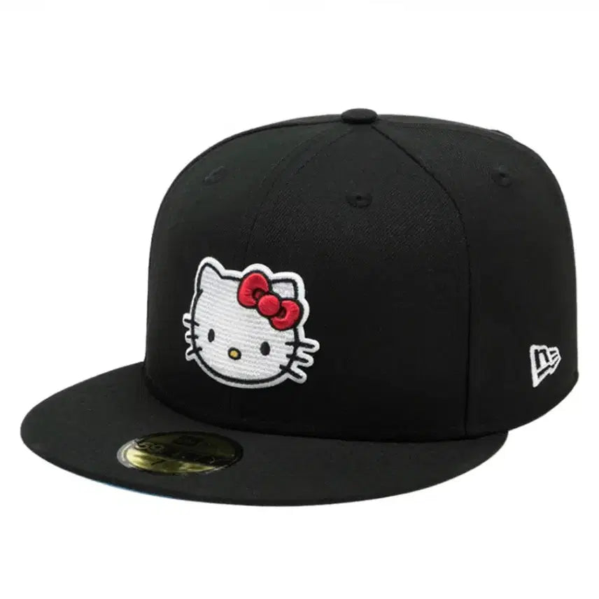 [BUNJANG] New Era Hello Kitty 738 Snapback Cap / 뉴에라 헬로키티 블랙 738 모자 캡 스냅백