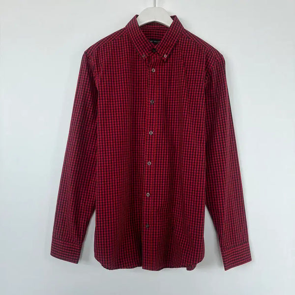 [BUNJANG] Perry Ellis Red Checkered Shirt / PERRY ELLIS 페리엘리스 레드 체크 셔츠 -0911