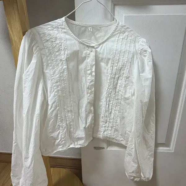 [BUNJANG] White Blouse / 화이트 블라우스