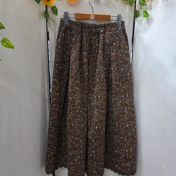 [BUNJANG] Quilted Banding Long Skirt / 누빔밴딩롱스커트