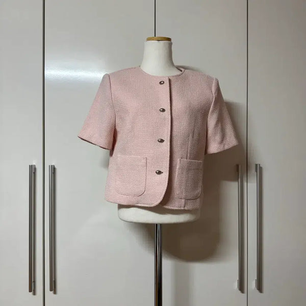 [BUNJANG] Double J Short Sleeve Tweed / 반팔 트위드 더블제이