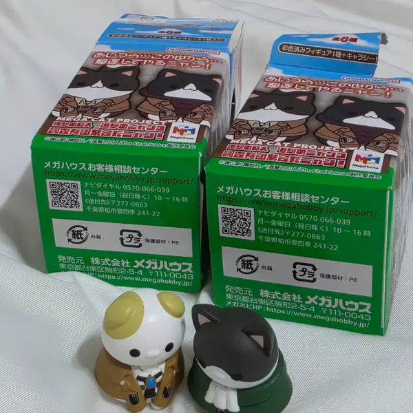 [BUNJANG] Megahouse Attack on Titan Erwin Smith & Levi Ackerman Figure Bundle Set / 진격의거인 메가하우스 메가캣 엘빈 리바이 피규어 일괄 에루리