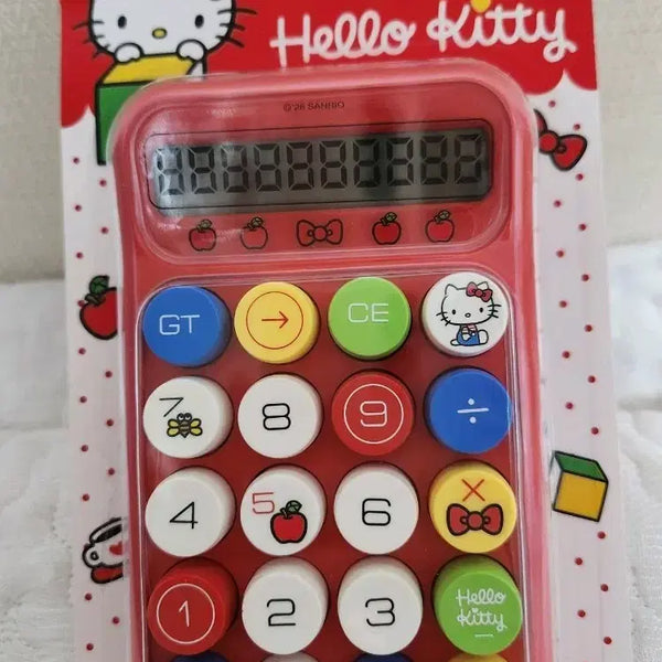 [BUNJANG] Hello Kitty Red Calculator / 헬로키티 계산기 레드