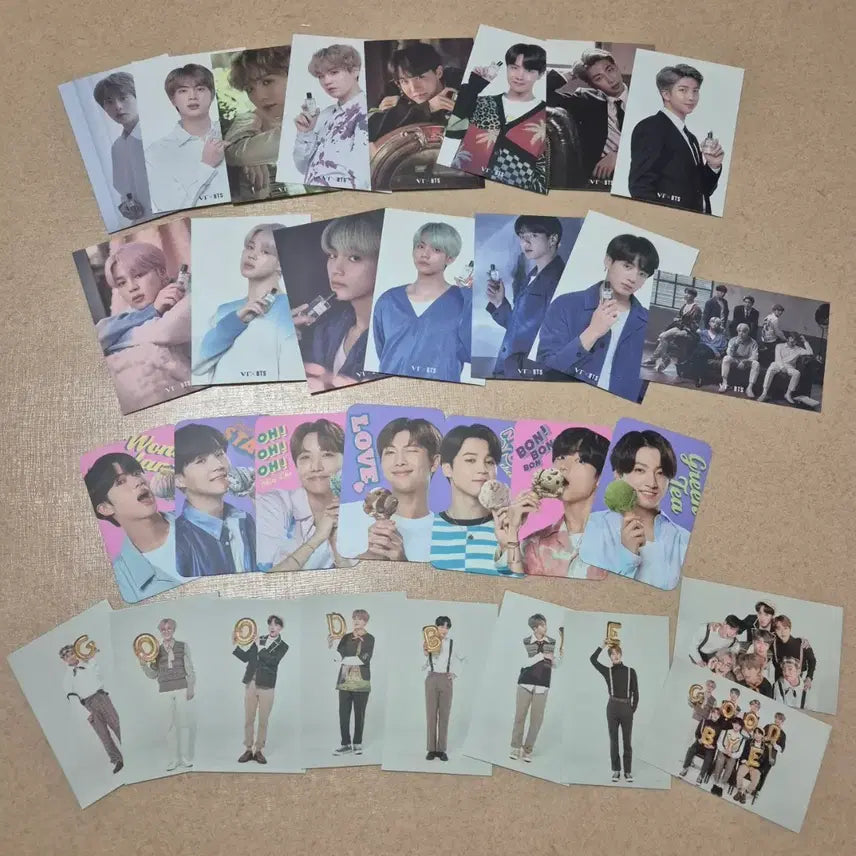 [BUNJANG] BTS Collaboration Official Goods Photocard Bundle Set / 방탄 콜라보 등 공굿포카 일괄