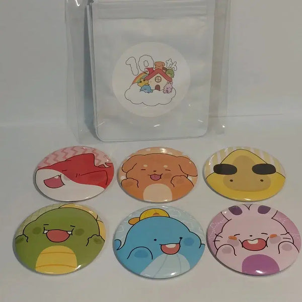 [BUNJANG] Pixelie 10th Anniversary Can Badge Bundle Set / 픽셀리 10주년 캔뱃지 일괄판매합니다!