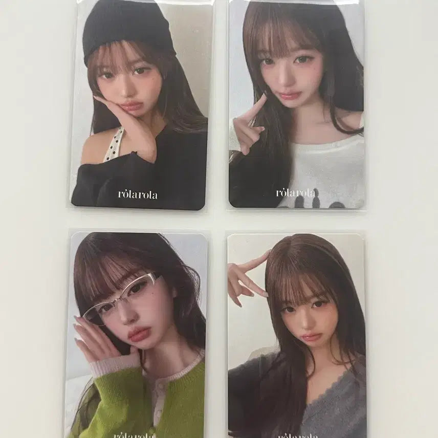 [BUNJANG] IVE Wonyoung Roh!roh!roh! Photocard Bundle Set / 장원영 로라로라 포카 4장 일괄판매 합니다