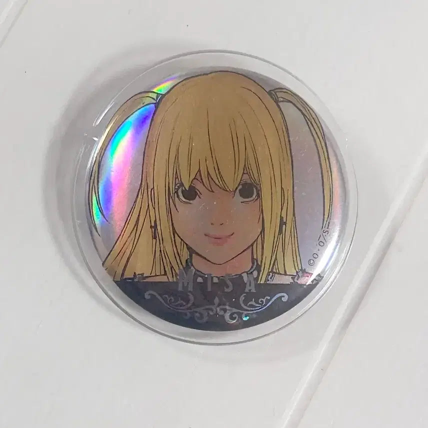 [BUNJANG] Death Note Misa Amane Can Badge / 데스노트 아마네 미사 캔뱃지