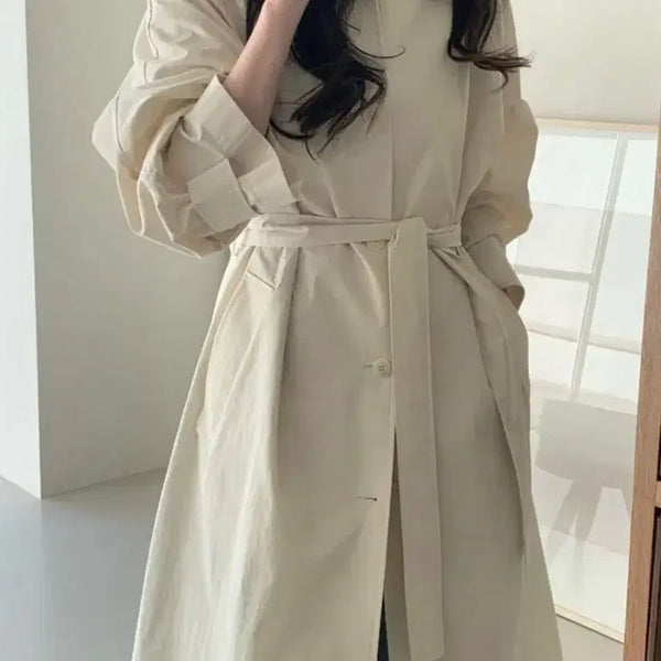 [BUNJANG] Jinsim Trench Coat / jinsim 진심 트렌치코트