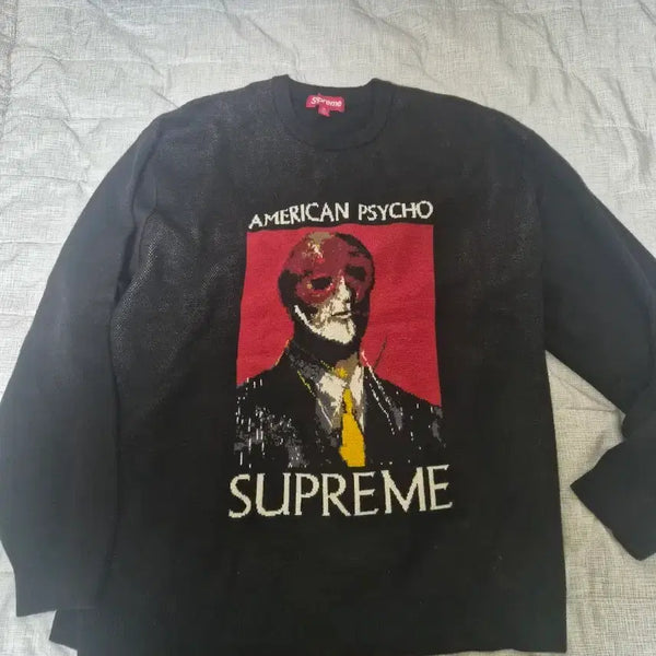 [BUNJANG] Supreme American Psycho Knit Black / XL)슈프림 아메리칸 사이코 니트 블랙