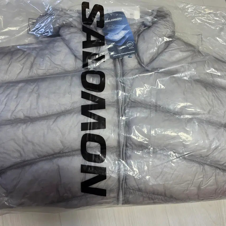 [BUNJANG] Salomon Insulation Padded Jacket Light Grey / 백화점 살로몬 인슐레이션 패딩 라이트그레이 새상품