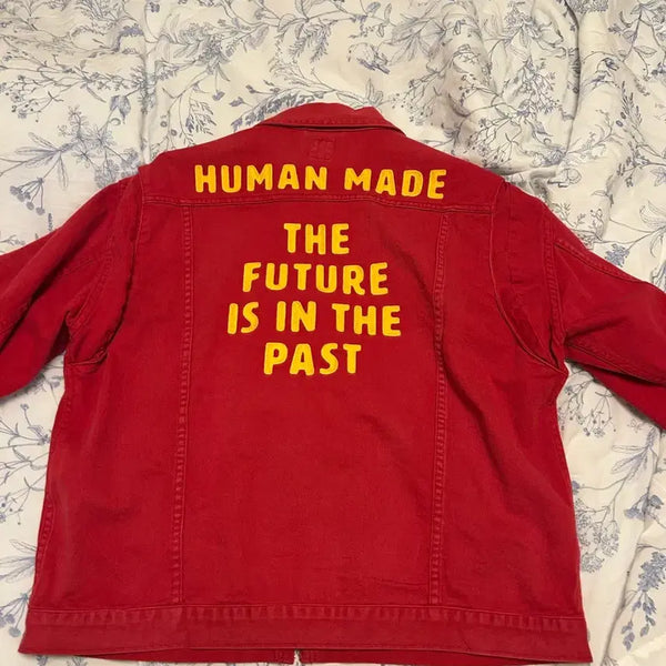 [BUNJANG] Human Made Red Short Jacket / 휴먼메이드 숏 자켓 레드