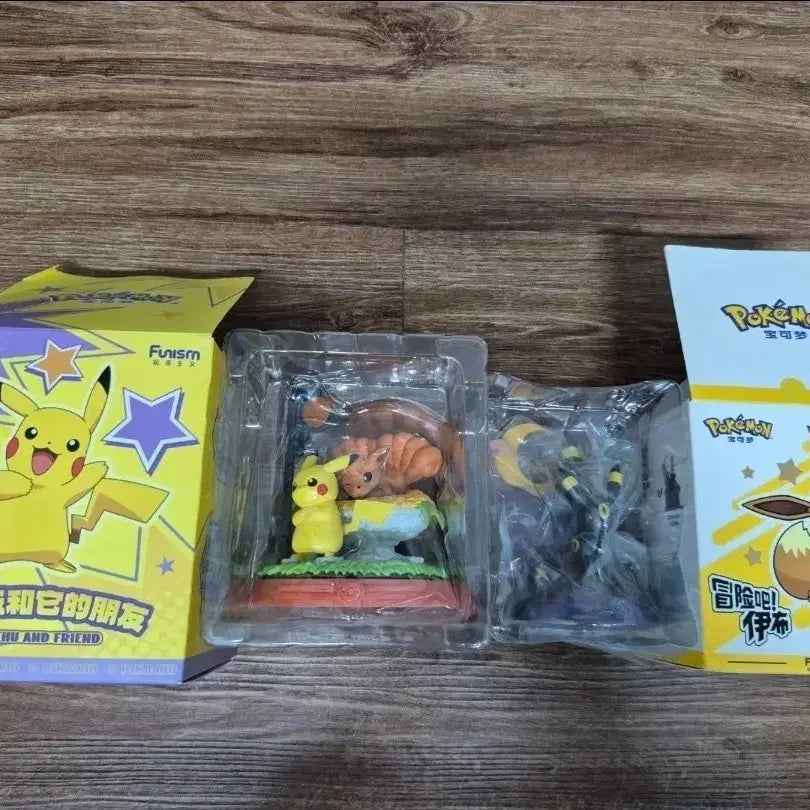 [BUNJANG] Pokemon Pikachu & Ninetales, Umbreon Figure Bundle Set / 포켓몬스터 피카츄&식스테일, 블래키 피규어