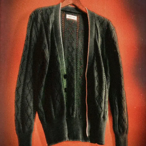 [BUNJANG] ERNEST W. BAKER Open Knit Diamond Pattern Cardigan / ERNEST W. BAKER 오픈니트 가디건