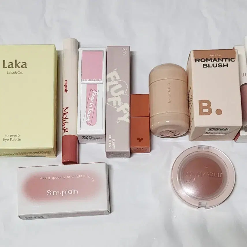 [BUNJANG] Bundle Warm Tone Cosmetics (Unsealed) / 웜톤 화장품 일괄 (라카,투에이엔,키핀터치,에스쁘아,심플레인,어퓨)
