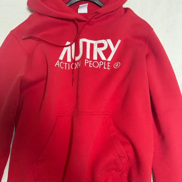 [BUNJANG] Autry Red Hoodie / Autry의 빨간색 후드티