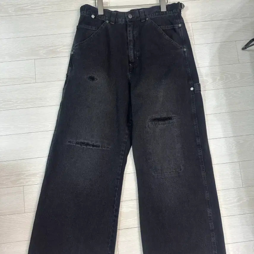 [BUNJANG] Polyteru Damaged Carpenter Denim Pants 26ss / [3] 폴리테루 데미지드 카펜터 데님팬츠 26ss