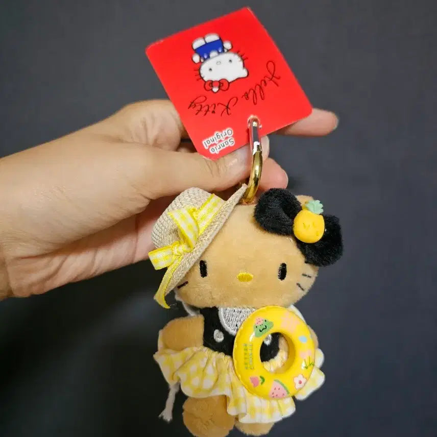 [BUNJANG] Sanrio Hello Kitty Doll Keyring Yellow / 산리오 헬로키티 인형 키링 옐로우