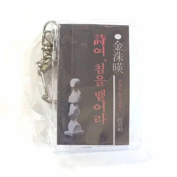 [BUNJANG] Minumsa Miniature Book Keychain Gacha / 민음사 팝업 미니어처 책 키링 가챠 시여 침을뱉어라