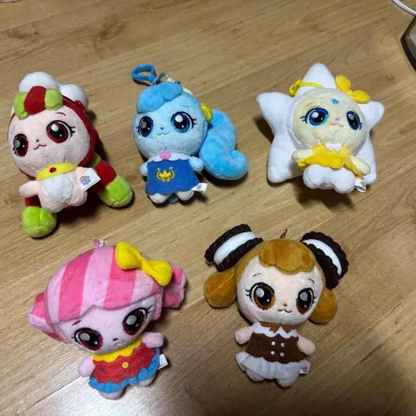[BUNJANG] Tini-ping Keyring Plush Bundle Set / 티니핑 키링인형 5개 일괄