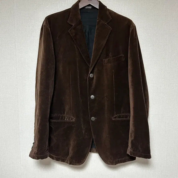 [BUNJANG] Vintage Suede Velvet Jacket / 빈티지 스웨이드 벨벳 자켓