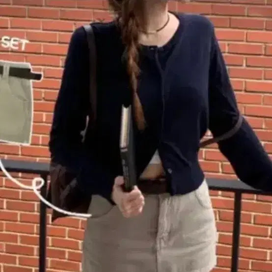 [BUNJANG] Beige Mini Skirt / ㄱㅈㅊ