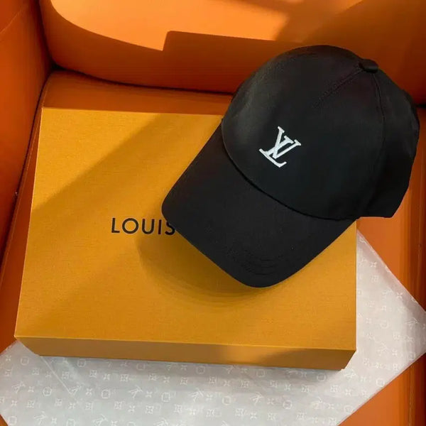 [BUNJANG] Louis Vuitton League Logo Cotton Cap Black / 루이비통 리그 로고 디자인 면 소재 캡 블랙