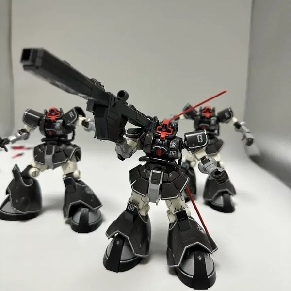 [BUNJANG] Bandai Gunpla HG The Origin Dom Test Type Platoon (Pre-assembled Bundle) / 가조립 3기 일괄 반다이 건프라 HG 디 오리진 돔 테스트 타입 소대