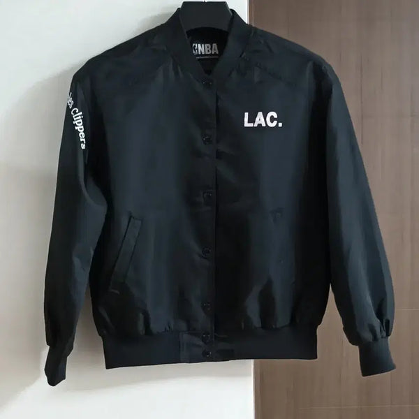 [BUNJANG] NBA LA Clippers Bomber Jacket Black / NBA LA 클리퍼스 봄버 자켓 블랙 95~100초