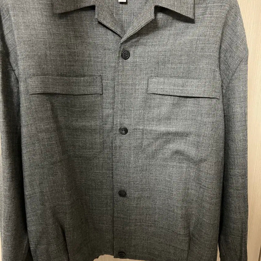 [BUNJANG] COS Wool Flannel Overshirt Grey XL / COS 울 플란넬 오버셔츠 그레이 XL