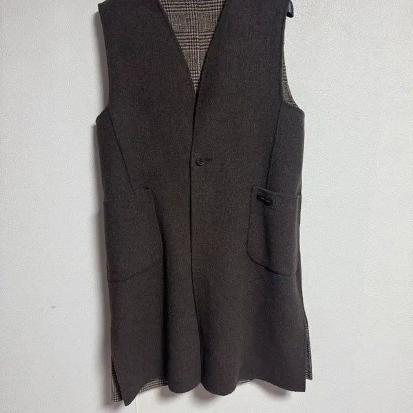 [BUNJANG] ANI B&F Handmade Wool Vest Reversible / 아니베에프 핸드메이드 울 조끼 양면