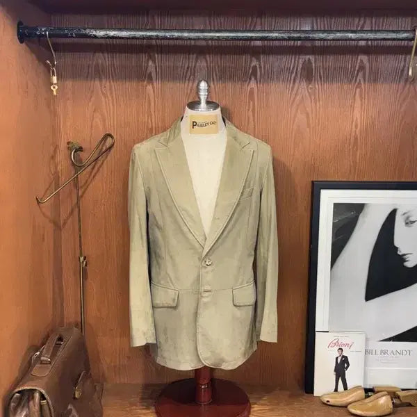 [BUNJANG] Dunhill Suede Blazer Slim 100 / 던힐 스웨이드 자켓 슬림100