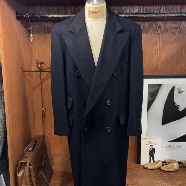[BUNJANG] Ralph Lauren Double-Breasted Wool Coat / 랄프로렌 더블브레스티드 코트 105