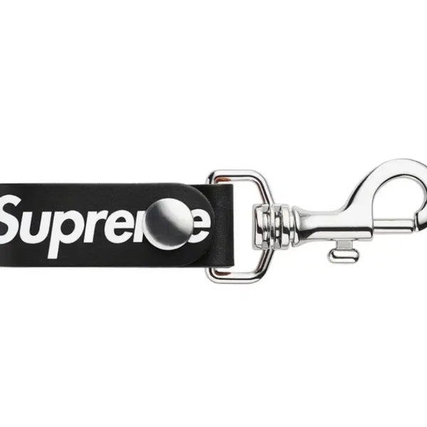 [BUNJANG] Supreme Leather Key Loop Black 21SS / 슈프림 레더 키 루프 블랙 - 21SS
