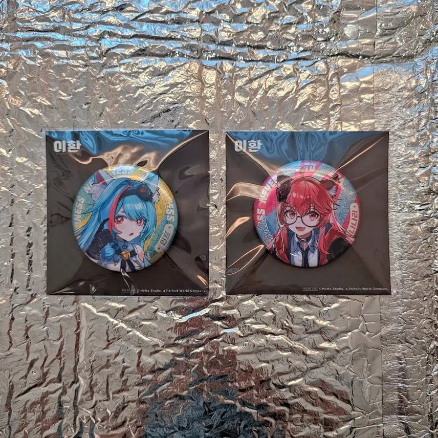 [BUNJANG] Mint + Nanari Bundle Set Badge (Sealed) / [가격 할인!!](민트+나나리) 뱃지 미개봉 일괄 양도드립니다. 이환 NTE