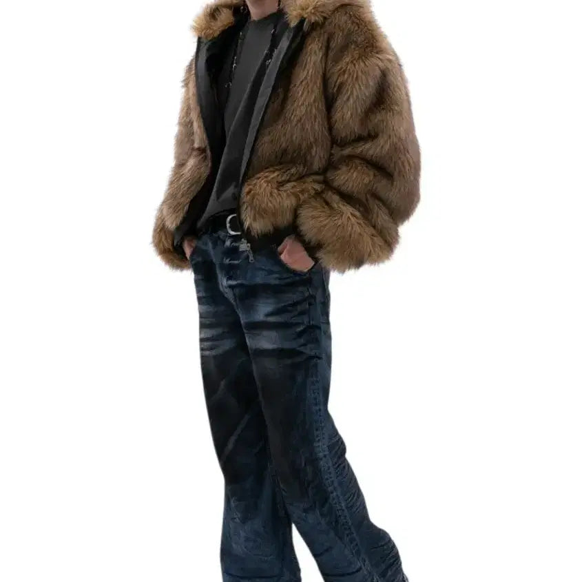 [BUNJANG] ESC Studio Fur Jacket / [OS] ESC 스튜디오 퍼 자켓
